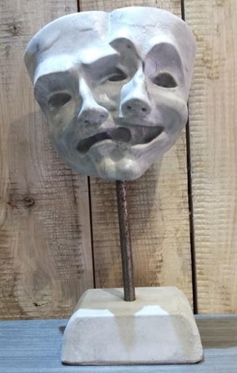 Del arte masque  béton gris, mobilier décoration béton